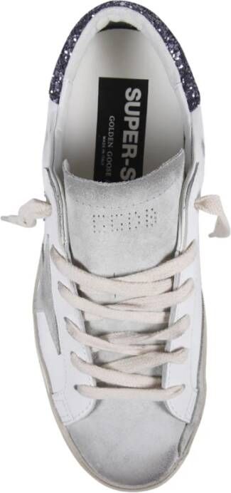 Golden Goose Super-Star Leren Sneakers Wit Dames