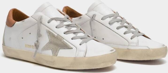 Golden Goose Multi-gekleurde Super-Star Sneakers Leer Wit Dames