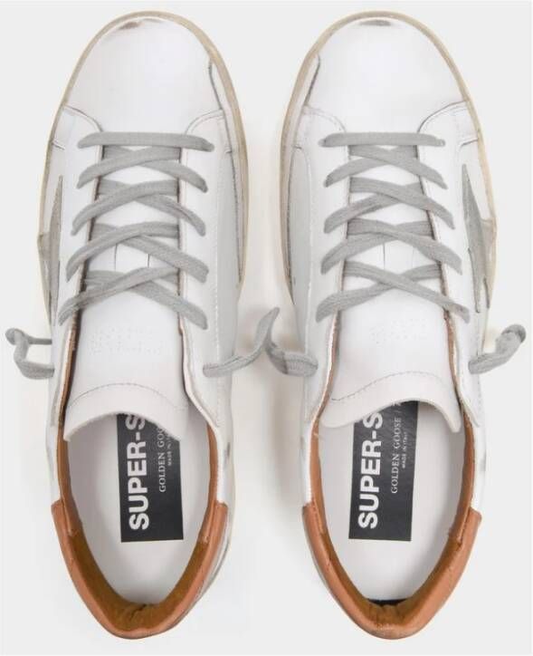 Golden Goose Multi-gekleurde Super-Star Sneakers Leer Wit Dames