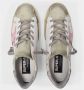 Golden Goose Super-Star Sneakers Vintage Leer Bleekroze Ster White Dames - Thumbnail 9