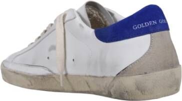 Golden Goose Witte Leren Superstar Sneakers met Groene Hak White Heren - Foto 6