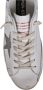 Golden Goose Heren Lichtblauwe Lamsskin Jas met Witte Mouwen Wit Heren - Thumbnail 7