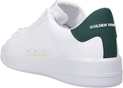 Golden Goose 10502 Wit Groen Pure Bio Based Upper en Star Matt Leren Hak Sneakers Wit Heren