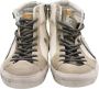 Golden Goose Witte Marmer Blauwe Slide Sneaker White Heren - Thumbnail 5