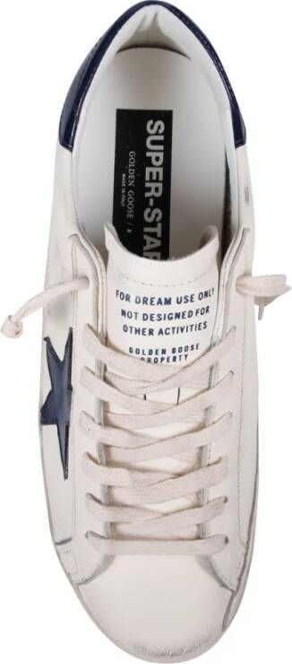 Golden Goose Glanzende leren sterrensneakers Wit Heren