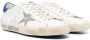 Golden Goose Heren Lichtblauwe Lamsskin Jas met Witte Mouwen Wit Heren - Thumbnail 13