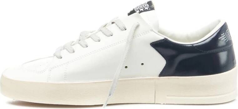 Golden Goose Zwarte Leren Sneakers voor Heren Wit Heren