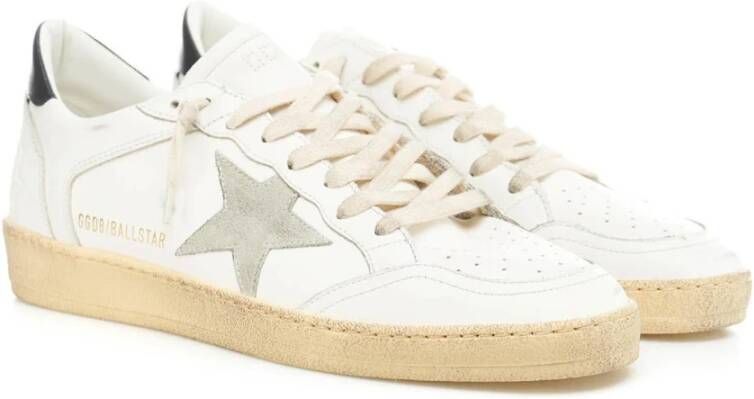 Golden Goose Witte Leren Sneakers voor Heren Wit Heren