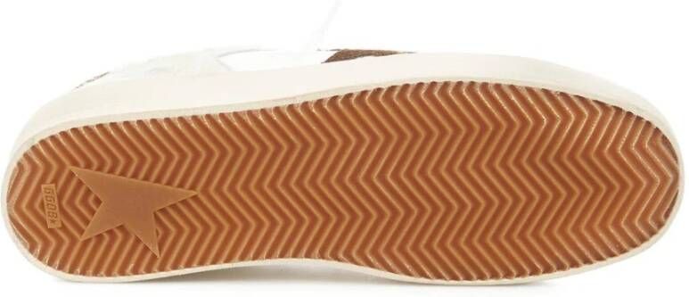 Golden Goose Witte Leren Sneakers voor Heren Wit Heren