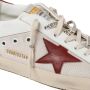 Golden Goose Witte en bruine kalfsleren Super Star sneakers White Heren - Thumbnail 9