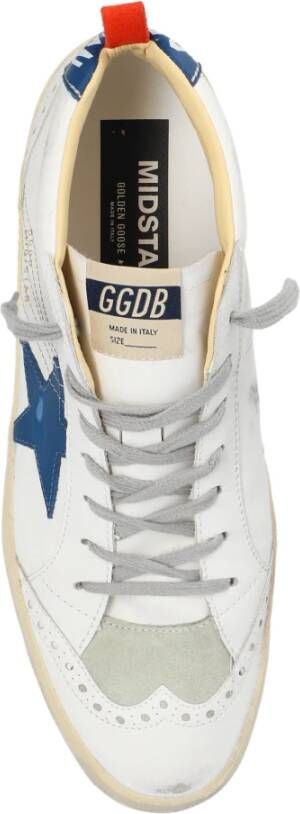Golden Goose Mid Star Classic hoge sneakers Wit Heren