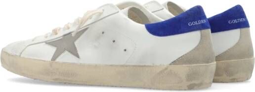 Golden Goose Heren Lichtblauwe Lamsskin Jas met Witte Mouwen Wit Heren - Foto 11