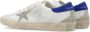Golden Goose Heren Lichtblauwe Lamsskin Jas met Witte Mouwen Wit Heren - Thumbnail 11