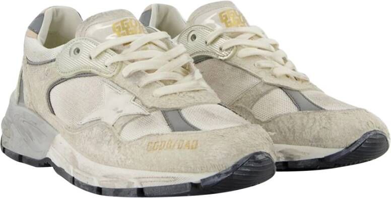 Golden Goose Hardloopschoenen in Multikleurig Leer Wit Heren