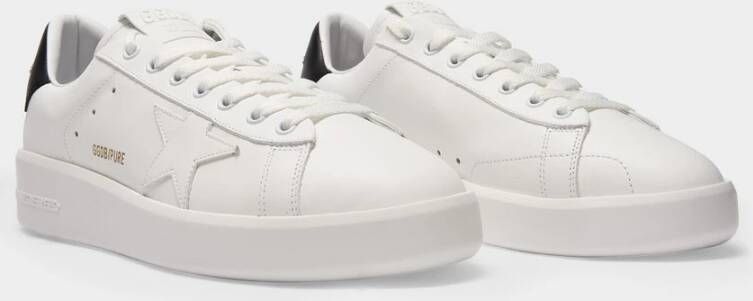 Golden Goose Pure Star Leren Sneakers Wit Heren