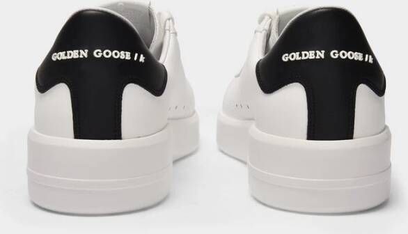 Golden Goose Pure Star Leren Sneakers Wit Heren