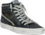 Golden Goose Low-Top Sneakers Black Leather Sneakers With Metal Studs in zwart - Thumbnail 3