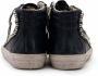 Golden Goose Zwarte Leren Distressed Studded Sneakers Black Dames - Thumbnail 8