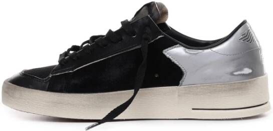 Golden Goose Zwarte Leren Sneakers voor Heren Zwart Heren