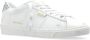 Golden Goose Witte Leren Sneakers met Zilveren Accenten White Dames - Thumbnail 15