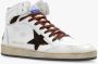 Golden Goose Sky-Star Nappa Leren Sneakers White Heren - Thumbnail 4