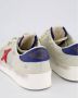 Golden Goose Vintage Stardan Leren Sneakers Wit Blauw Rood White Heren - Thumbnail 9