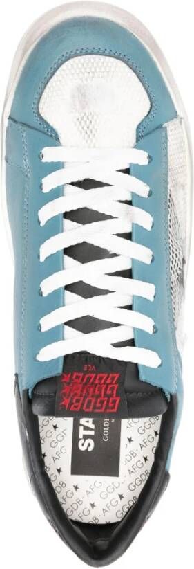 Golden Goose Stardan Leren Sneakers in Net