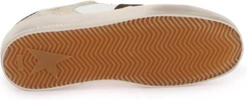 Golden Goose Stardan Leren Sneakers met Ponyhuid Inzetstukken White Heren