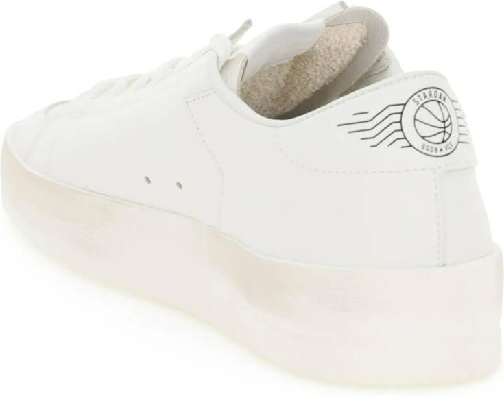 Golden Goose Stardan Leren Sneakers White Heren
