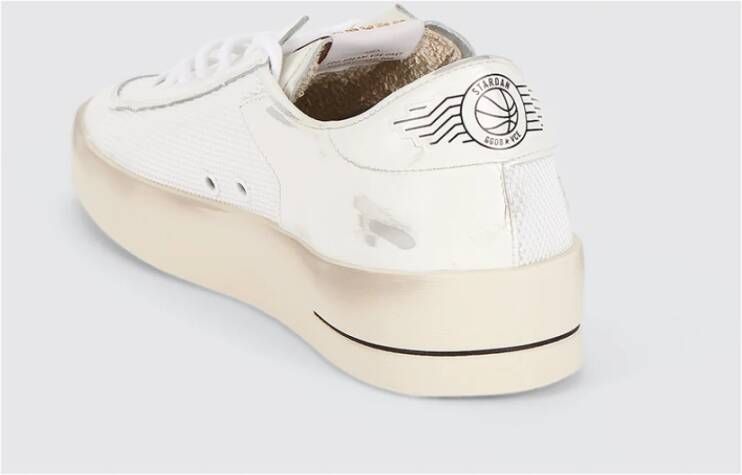 Golden Goose Stardan Sneakers met Mesh Inzetstukken White Heren