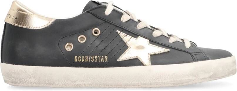 Golden Goose Ster laag-top sneakers met versleten effect Black Dames