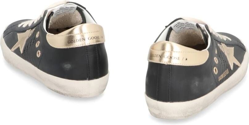 Golden Goose Ster laag-top sneakers met versleten effect Black Dames