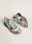 Golden Goose Mesh hardloopschoenen met leren details - Thumbnail 2