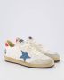 Golden Goose Iconische ster leren sneakers met suède Beige Heren - Thumbnail 45
