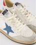 Golden Goose Iconische ster leren sneakers met suède Beige Heren - Thumbnail 46