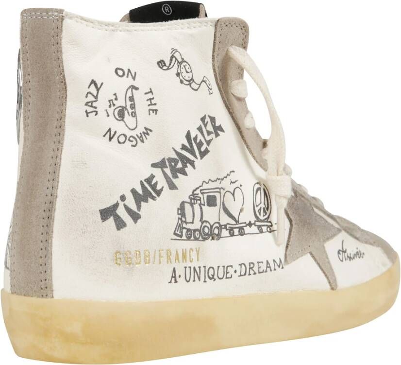 Golden Goose Stijlvolle bedrukte sneakers voor vrouwen Multicolor Dames