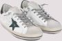 Golden Goose Stijlvolle Leren Sneakers in Wit Groen Bruin Multicolor Heren - Thumbnail 24