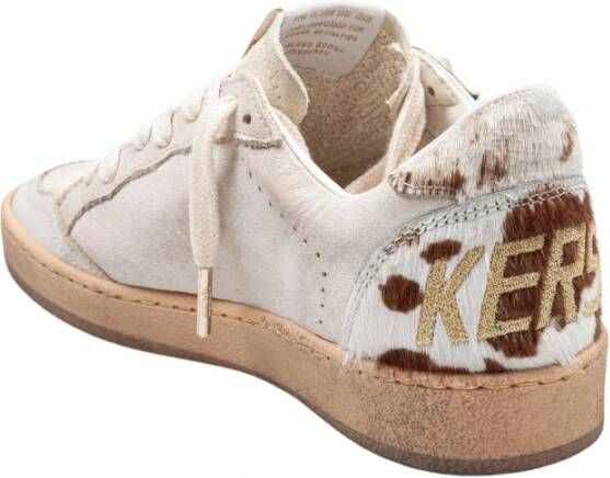 Golden Goose Stijlvolle leren sneakers met ponyhuid