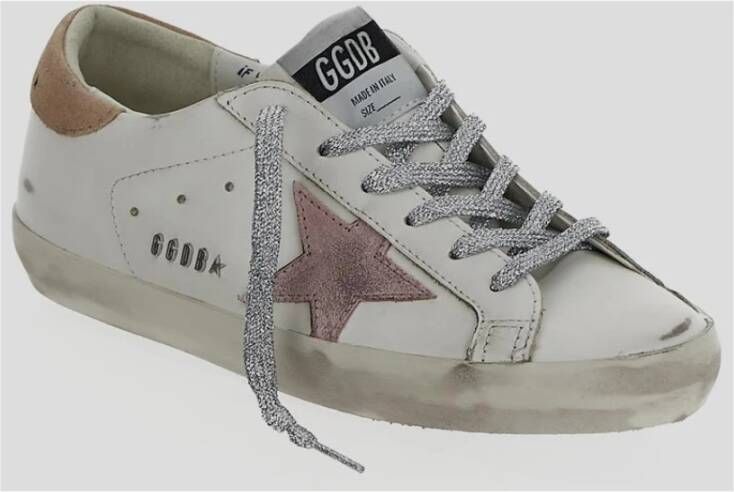 Golden Goose Stijlvolle Leren Sneakers voor Vrouwen White Dames