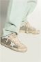 Golden Goose Glitter Suede Sneakers Beige Bruin Ronde Neus Brown Dames - Thumbnail 31