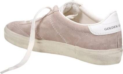 Golden Goose Suède Leren Hak Schoenen Pink Dames