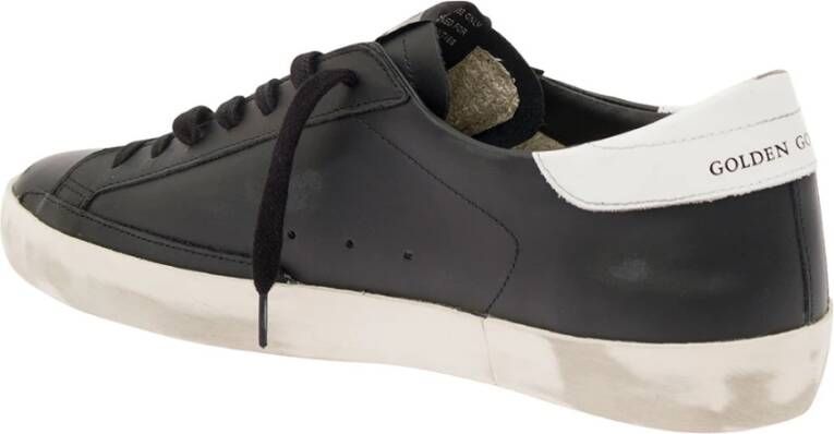 Golden Goose Super-Star Leren Sneakers voor Heren Black Heren