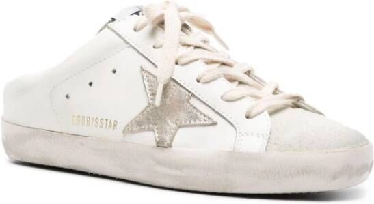 Golden Goose Super-Star Leren Sneakers White Dames