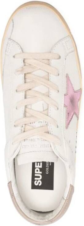 Golden Goose Super Star Leren Sneakers Wit Dames