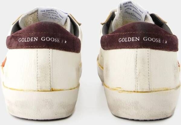 Golden Goose Super-Star Penstar Sneakers Leer Beige Heren