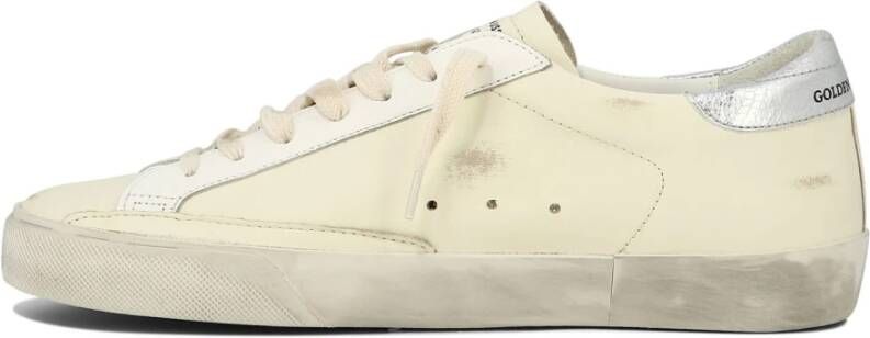 Golden Goose Super-Star Skate Sneakers Leer Rubber Beige Heren