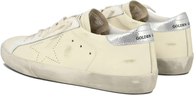 Golden Goose Super-Star Skate Sneakers Leer Rubber Beige Heren