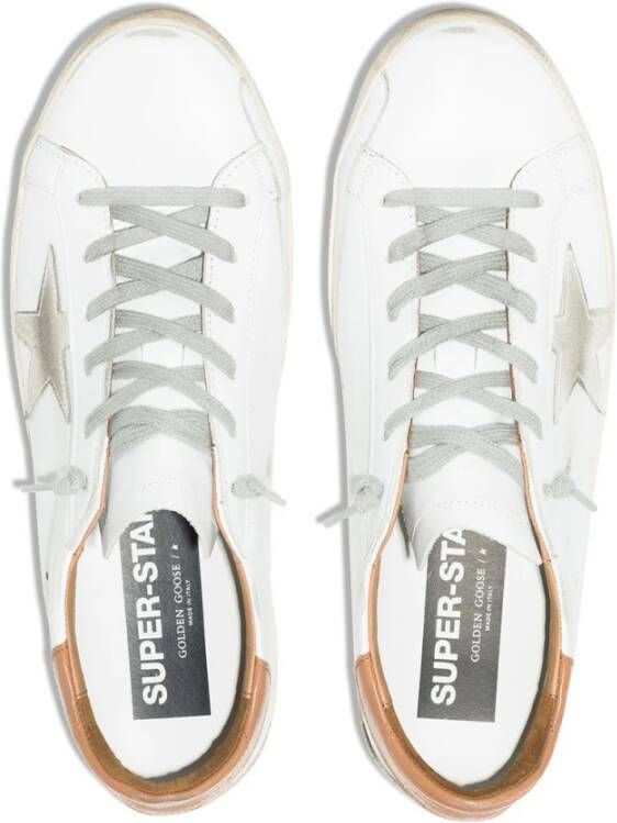 Golden Goose Super Star Sneaker Wit Grijs Kameel White Dames