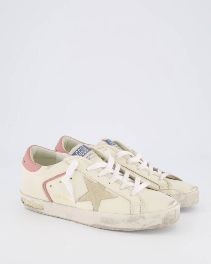 Golden Goose Super-Star Sneaker Wit Roze Multicolor Dames