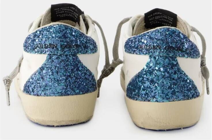 Golden Goose Super-Star Sneakers Leer Rubberen Zool Wit Dames